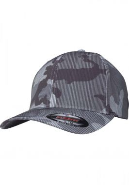 Dark camouflage cap Flexfit Camo Stripe Cap