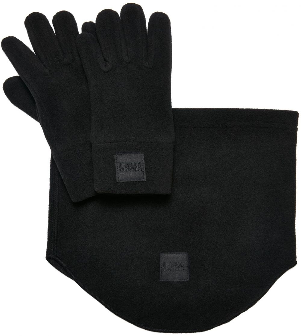 Winter fleece set for kids black