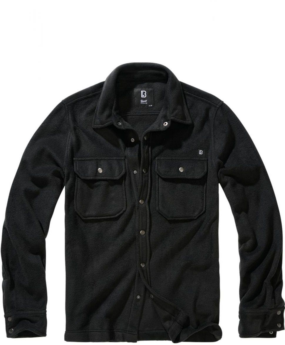Jeff Fleece Long Sleeve Shirt Black