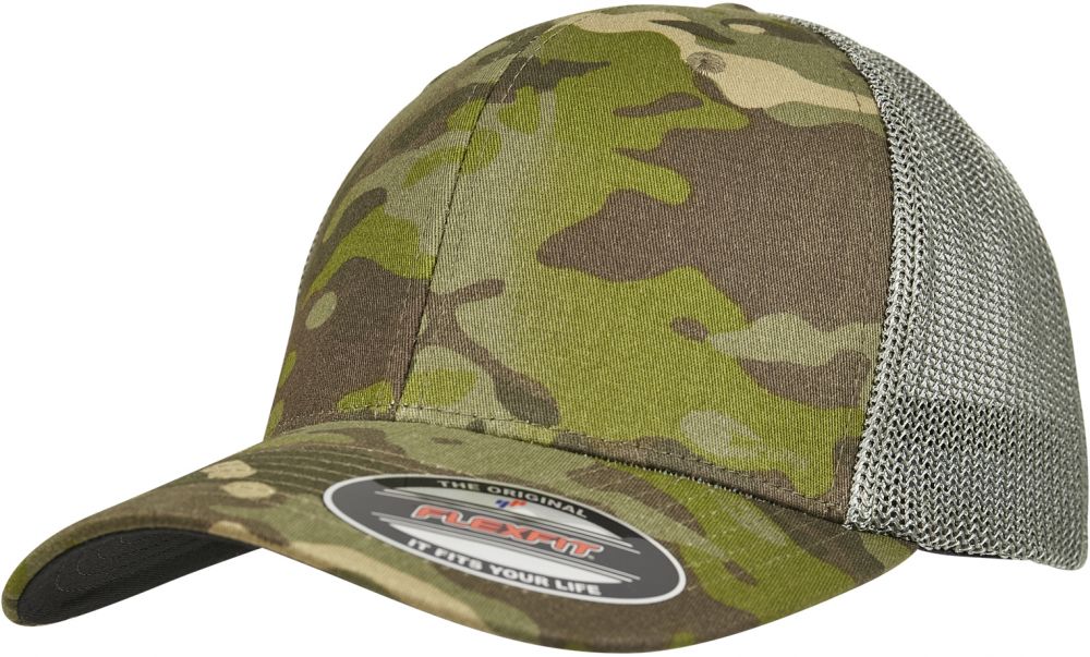 Tropická kšiltovka Multicam Trucker Mesh Cap