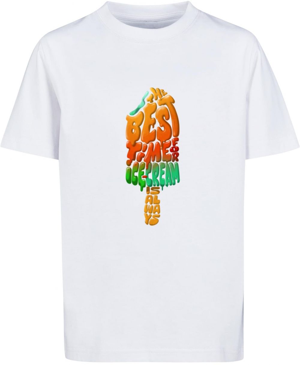 Children's ice cream T-shirt white
