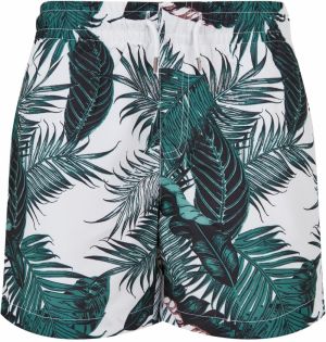 Boys' swimsuit with palm leaf pattern aop