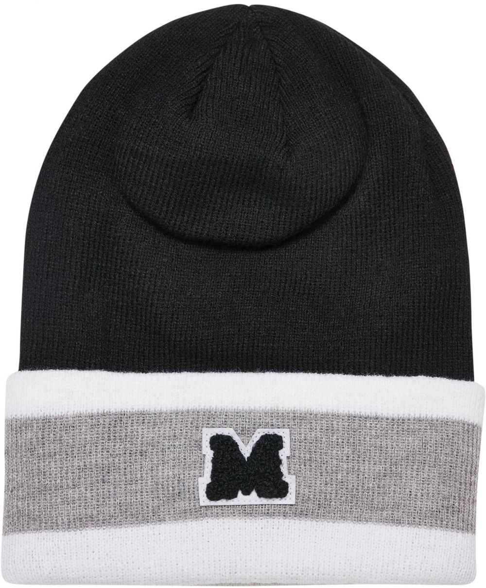 College Team Beanie black/heathergrey/white