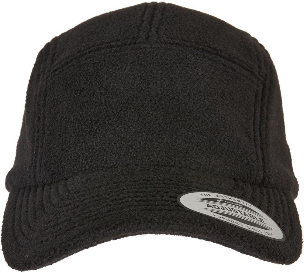 Polar Fleece Jockey Cap Black