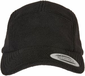 Polar Fleece Jockey Cap Black