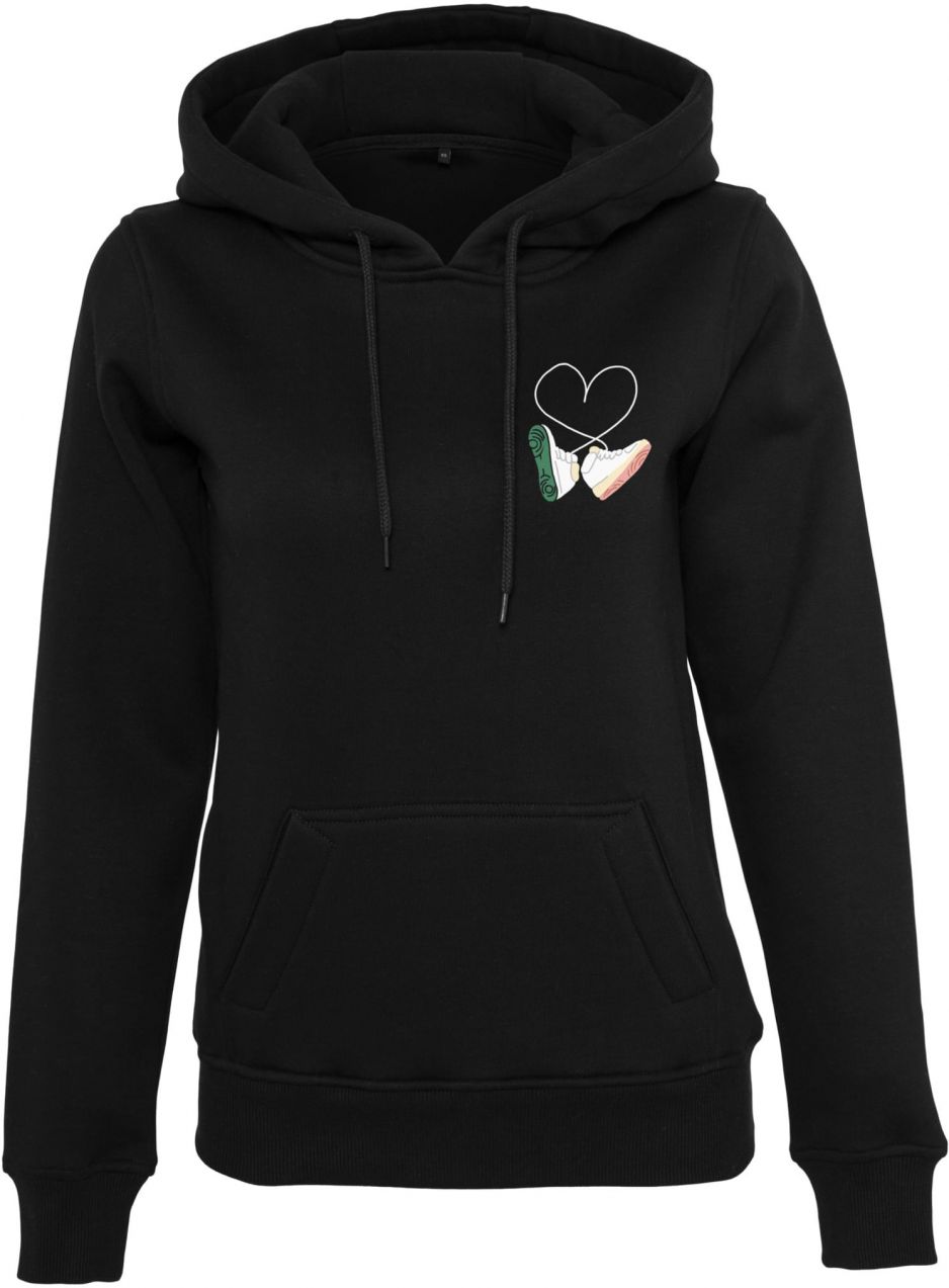 Ladies Kicks Love EMB Hoody Black