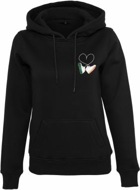 Ladies Kicks Love EMB Hoody Black