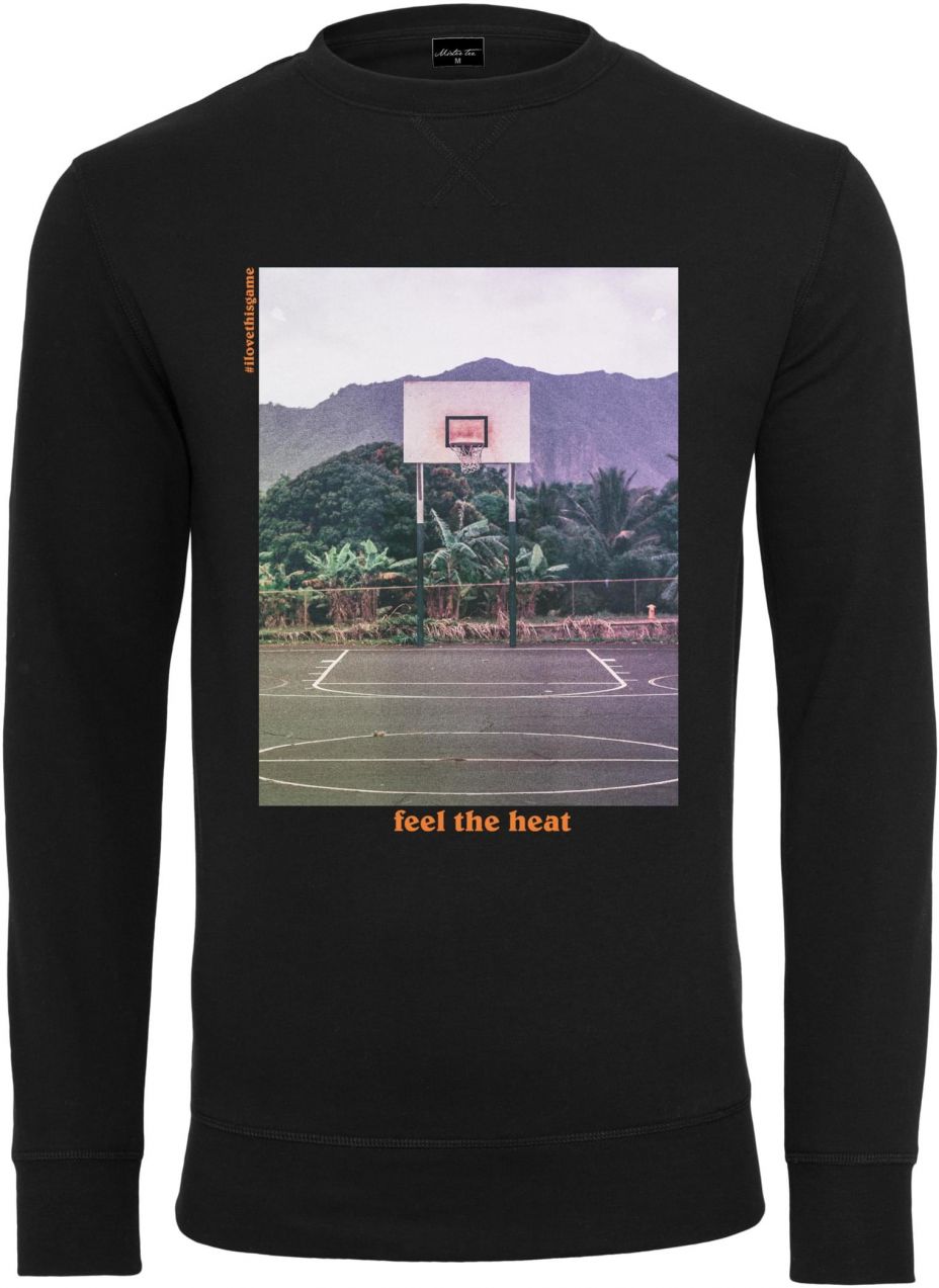 The feeling that the Heat Crewneck is black