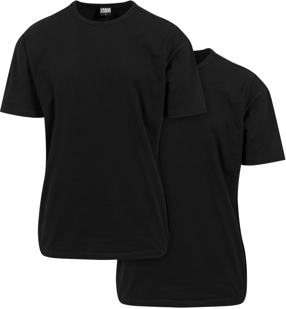 Oversized T-shirt 2-pack black+black