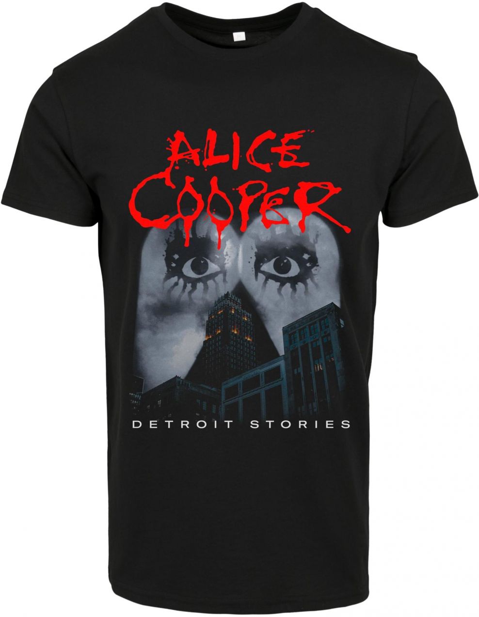 Black Alice Cooper T-Shirt Detroit Stories