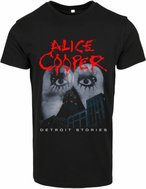 Black Alice Cooper T-Shirt Detroit Stories