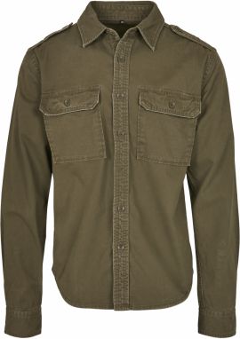 Vintage Long Sleeve Shirt Olive