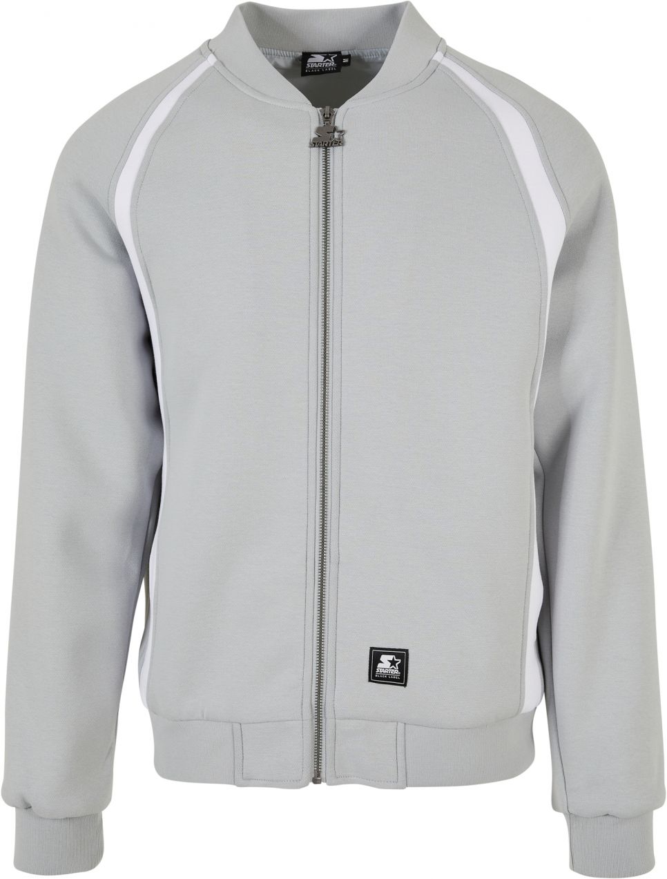 Bunda Starter Circle Track Jacket svetlosivá