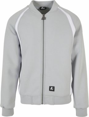 Bunda Starter Circle Track Jacket svetlosivá