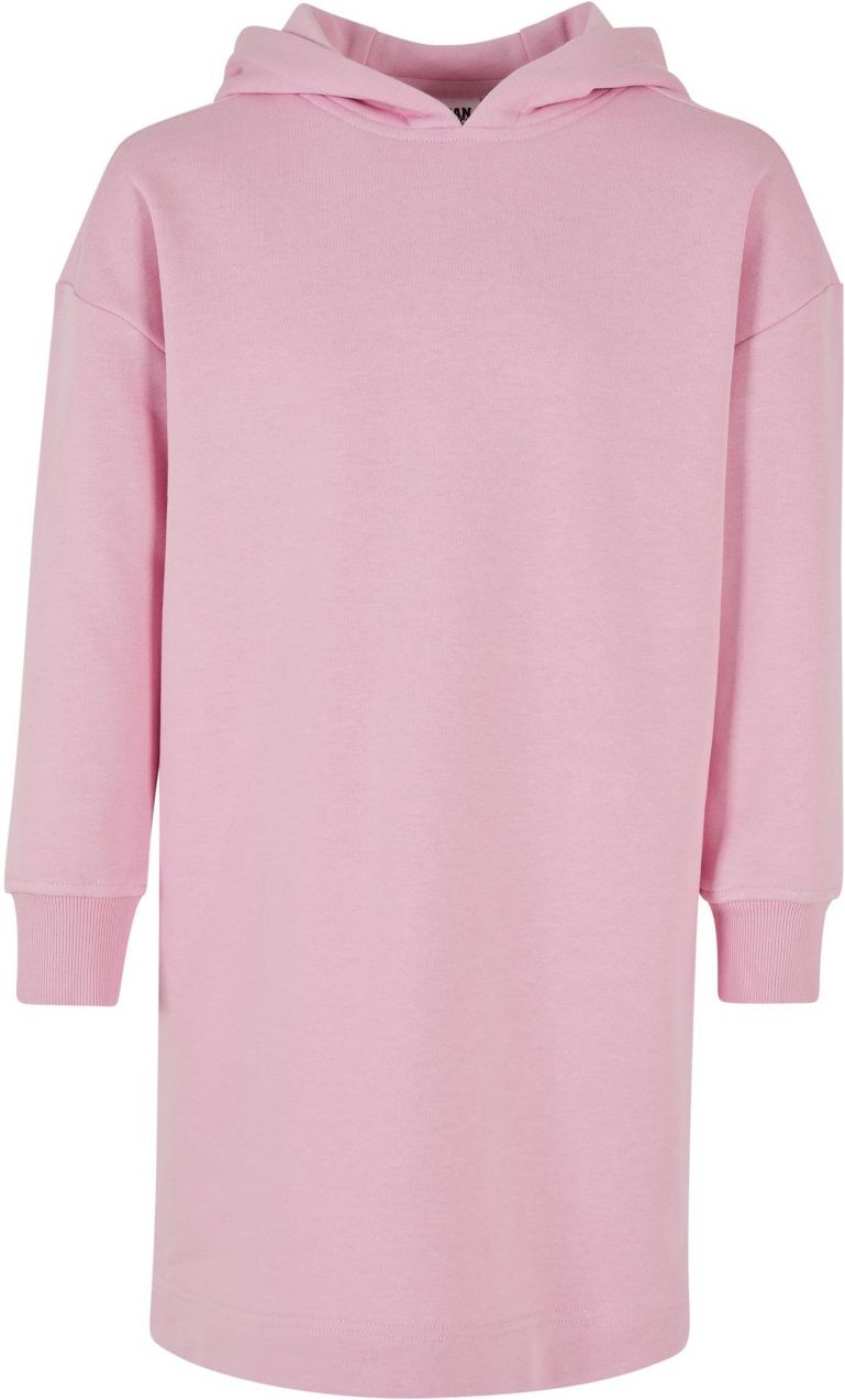 Girls' Oversized Terry Hoody Dress Girls' Pink