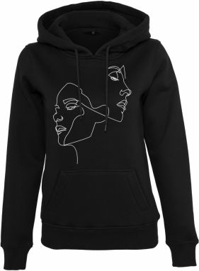 Women's Black One Line Fit Hooded Jacket
