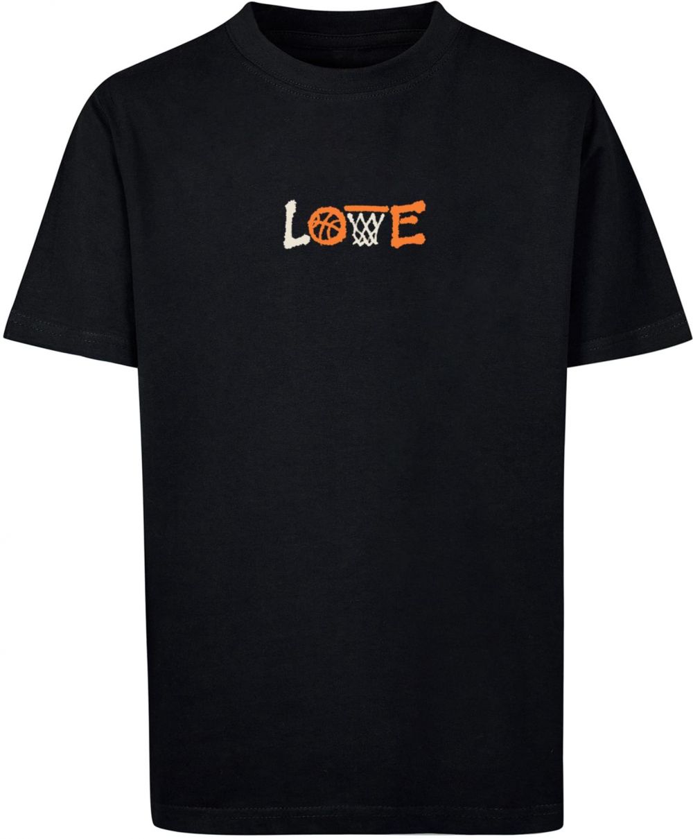 Children's Basketball T-Shirt Love Tee Black