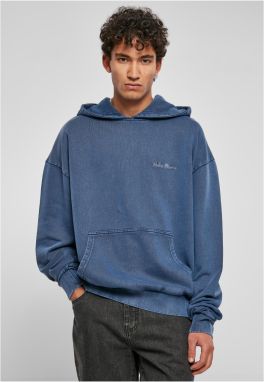 Small spaceblue hooded embroidery