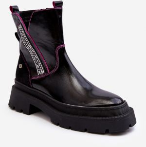 Women's leather boots Maciejka 06236-15 black