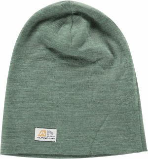 Alpine Pro Zelená zimná čiapka z merino vlny ALPINE PRE Bedade