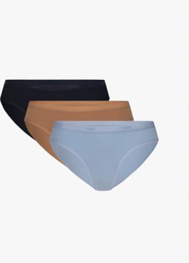 Women's Panties ATLANTIC Sport 3Pack - Dark Beige/Dark Blue/Pastel Blue