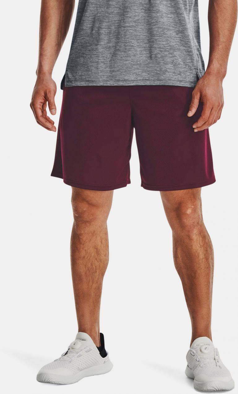 Vínové pánske športové kraťasy Under Armour