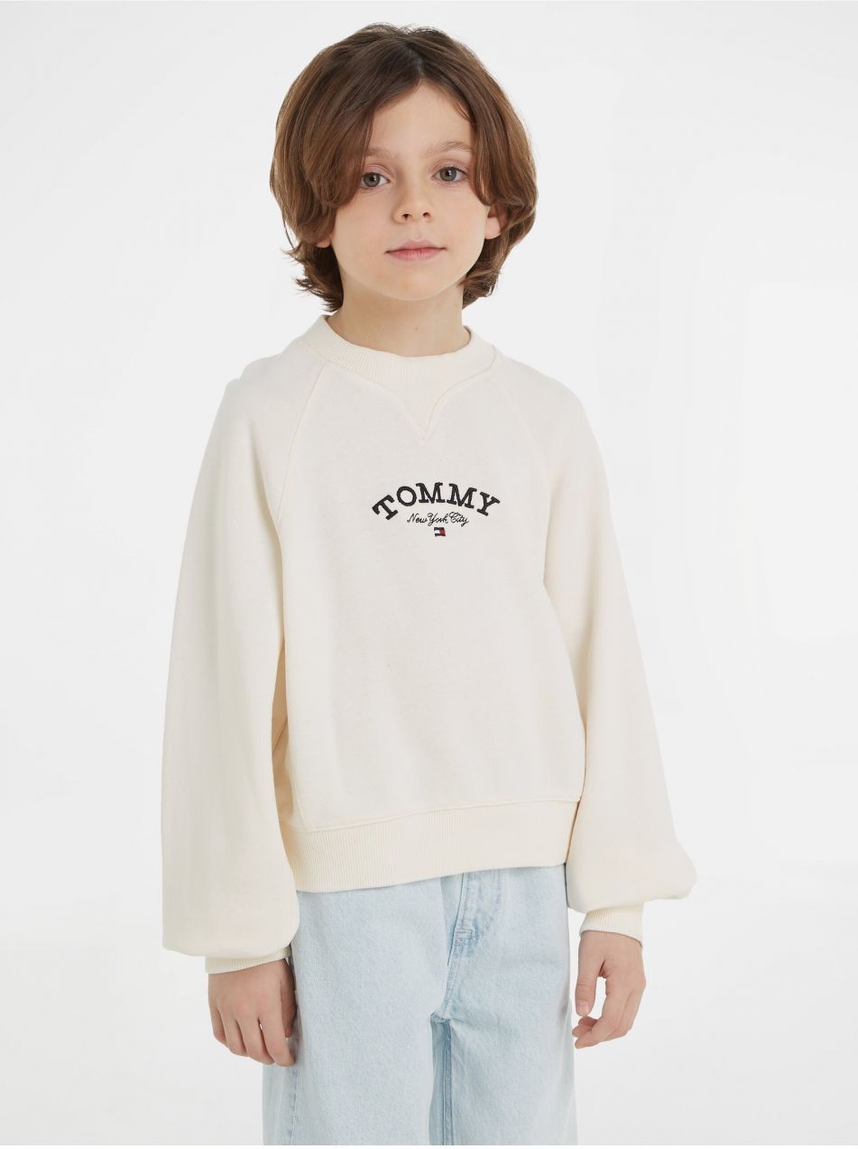 Biela chlapčenská mikina Tommy Hilfiger