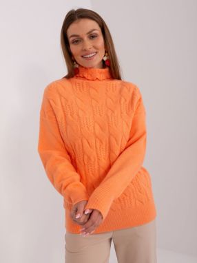 Light orange long-sleeved sweater
