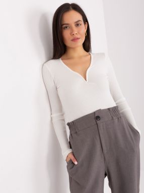 Ecru Everyday Striped Blouse BASIC FEEL GOOD