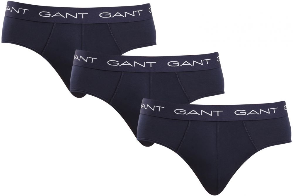 3PACK men's briefs Gant blue