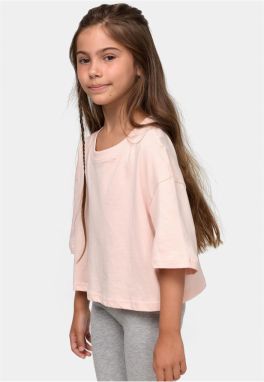 Girls' Short Kimono T-Shirt Pink