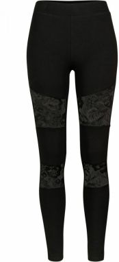 Women's leggings with laces black
