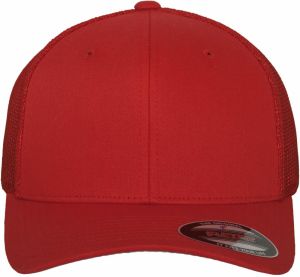Mesh Trucker Cap Red