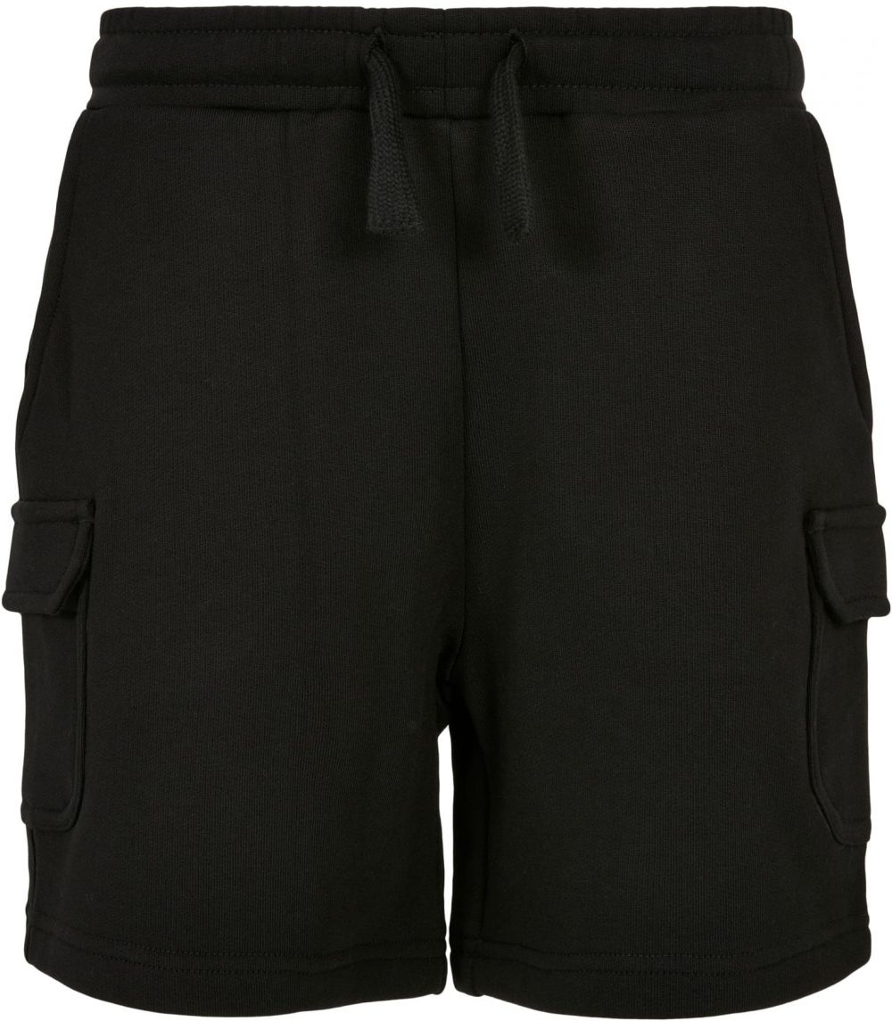 Boys' Organic Cargo Sweat Shorts - Black