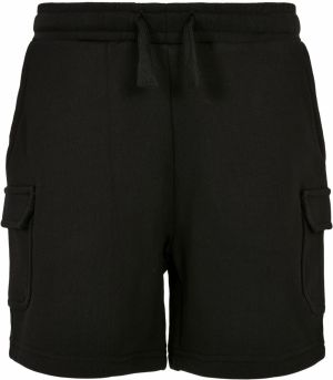 Boys' Organic Cargo Sweat Shorts - Black