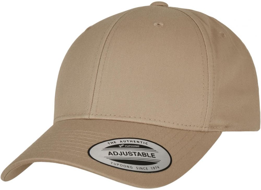 Curved classic khaki snapback
