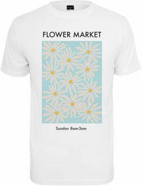 Women's T-shirt from the flower market white