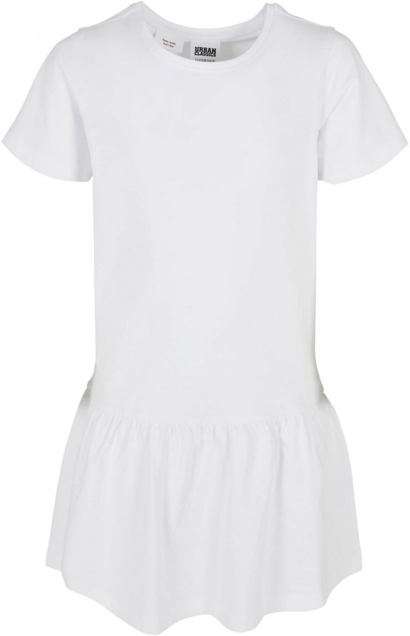 Girls' dress Valance T-shirt white