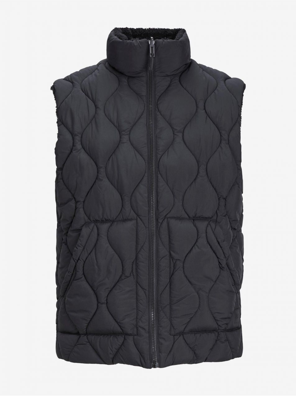 Čierna pánska obojstranná vesta Jack & Jones Side