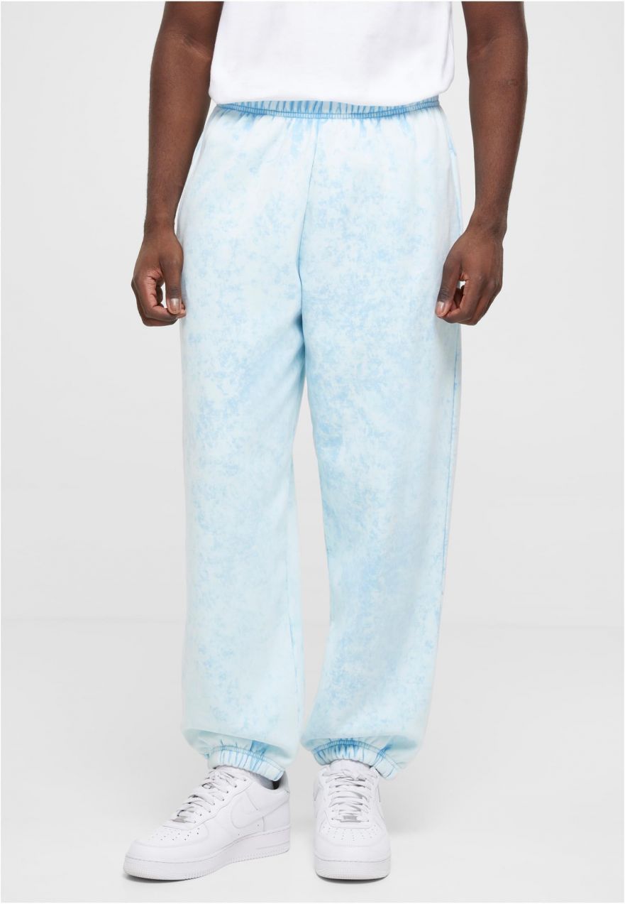 Towel washed sweatpants balticblue