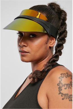 Cool Plastic Visor Black/Orange