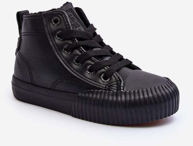 Insulated children's sneakers with Big Star Black zipper