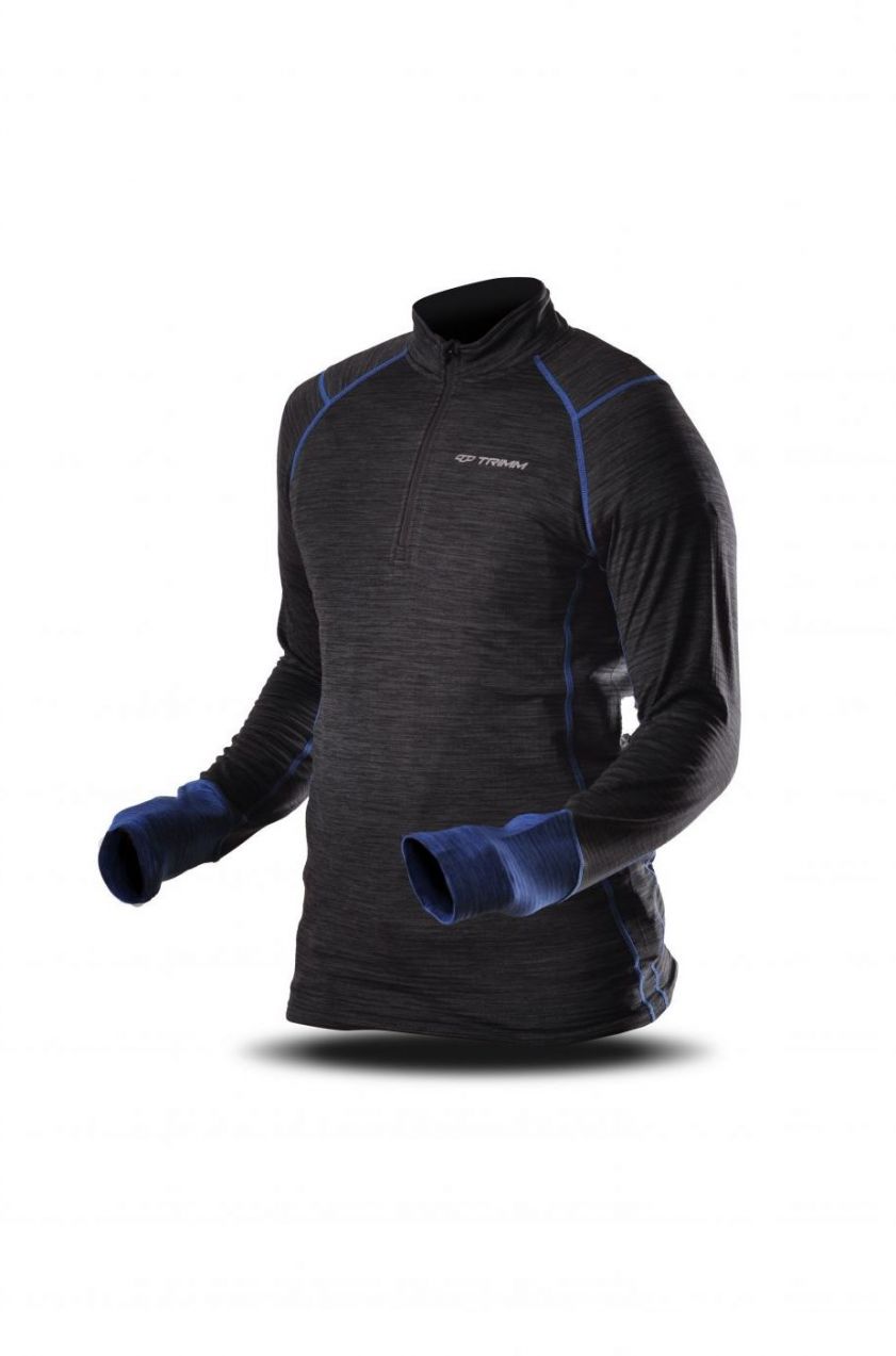 Trimm M CLINIC sweatshirt grey melange/ jeans blue