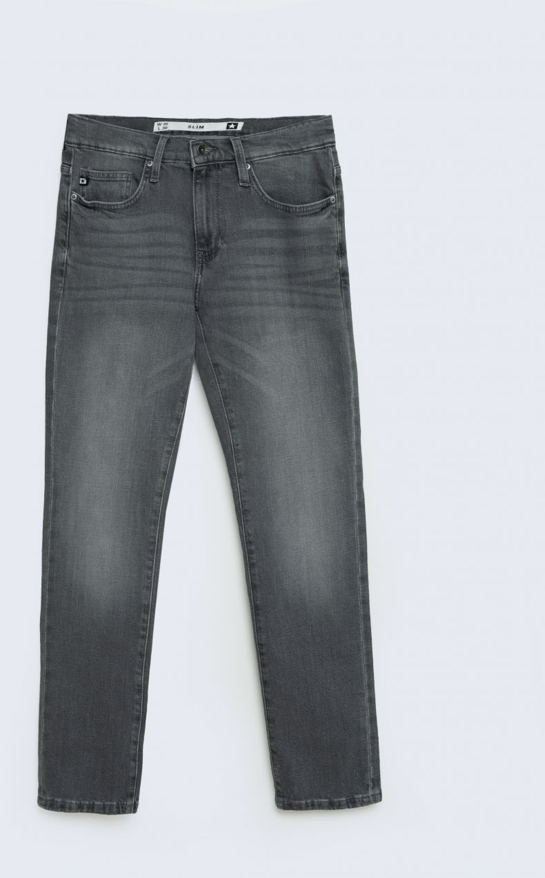 Big Star Man's Slim Trousers Denim 110843  Denim-896