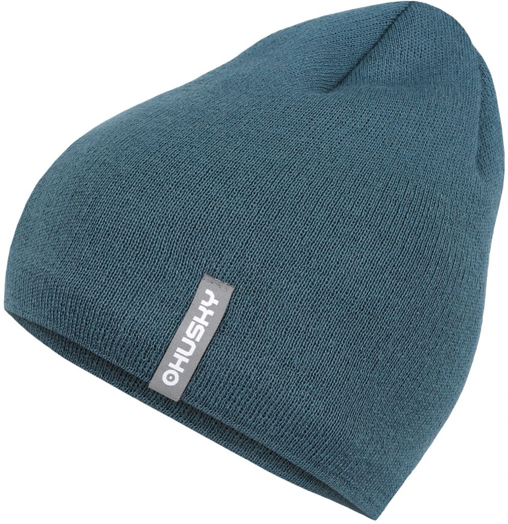 Men's merino hat HUSKY Merhat 3 dark turquoise
