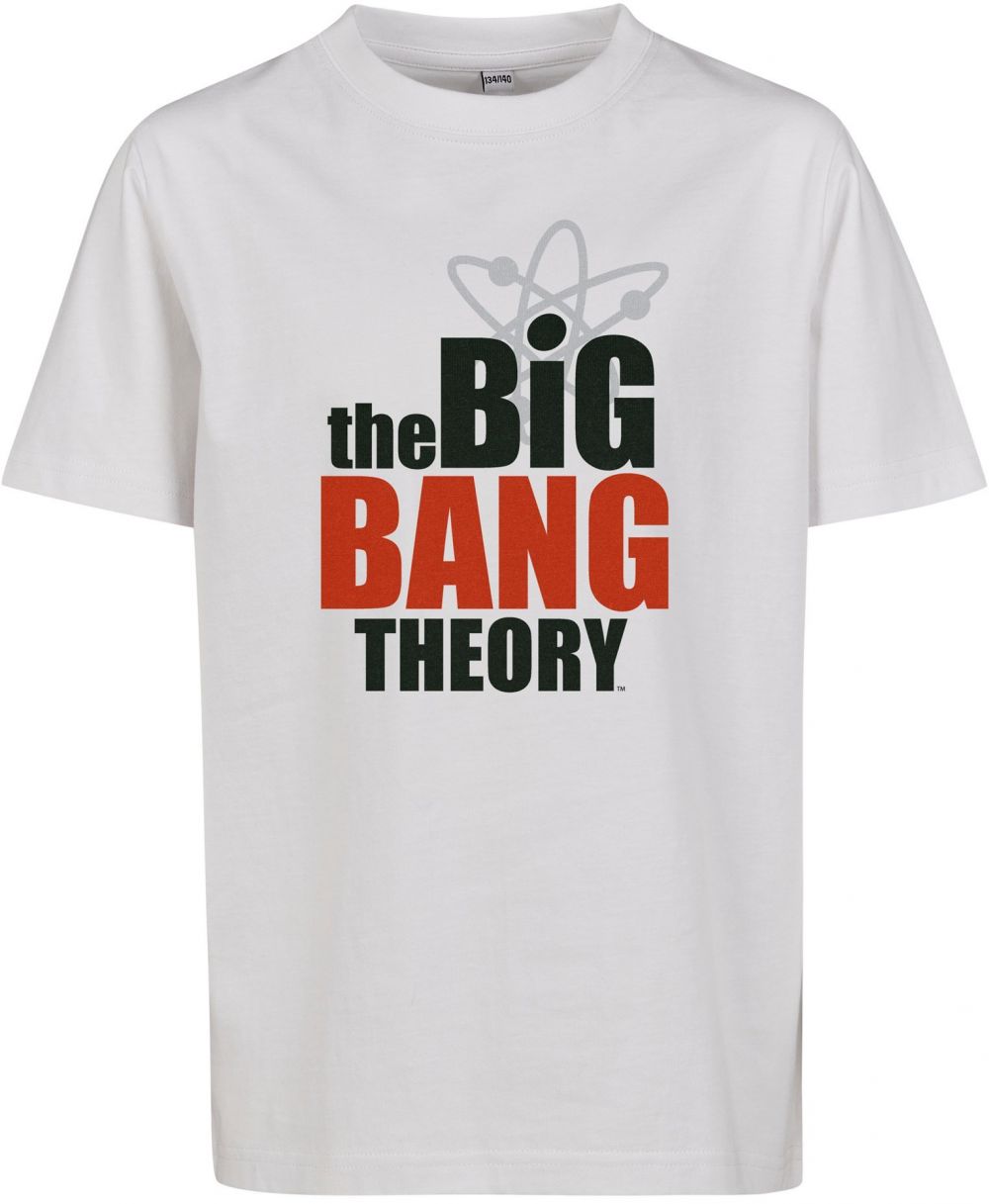 Children's T-shirt with Big Bang Theory logo white