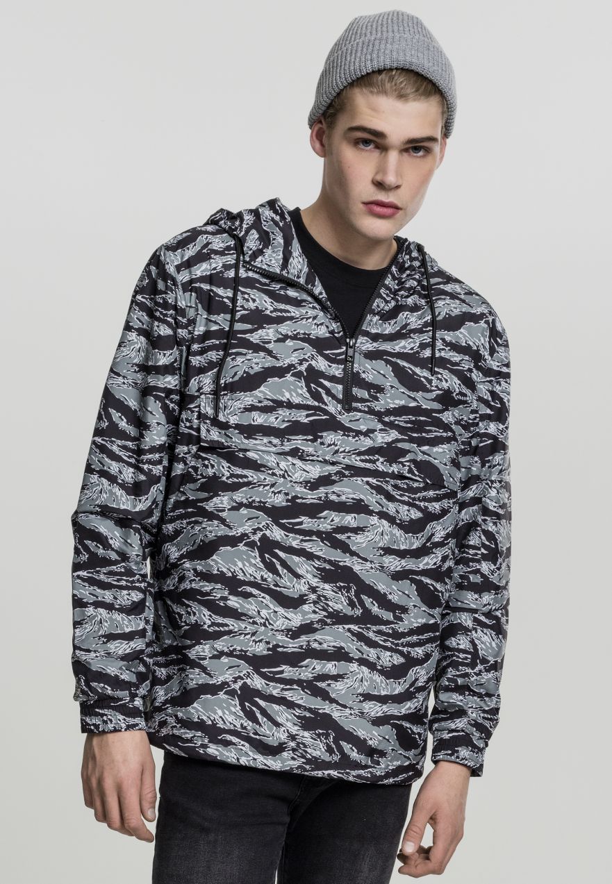 Tiger Camo Pull Over stone camo