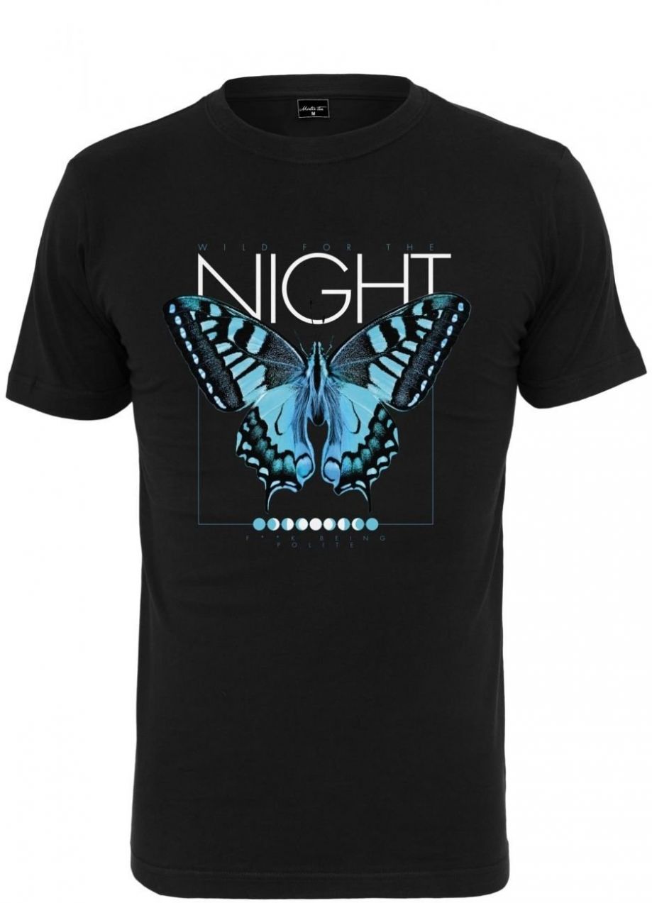 3 Butterflies Tee Black