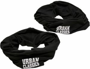 Logo Tube Scarf 2-Pack Black