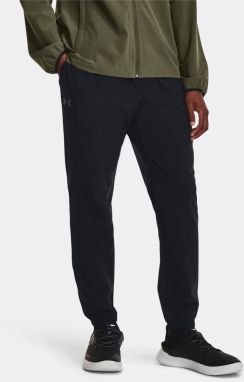 Čierne pánske športové tepláky Under Armour Woven